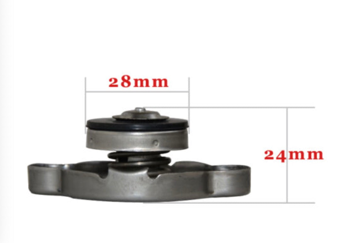 Tapa de radiador de aluminio universal de 1,1 bar para motor