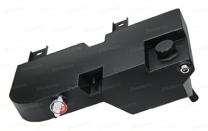 Aluminum Radiator Coolant Reservoir Overflow Recovery Tank For Peterbilt 335& 365 Kenworth T600& T800&W900 2008-2018 W/Sensor OEM 6035403, 603-5403