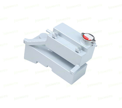 A Pair Aluminum Overflow Header Tank For Nissan Patrol 6 cyl RD28Ti 2.8L 1997-2000