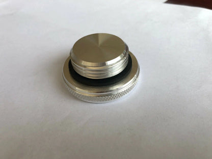 Aluminum Filler Neck Weld On Bung Screw Cap Small CNC Gas Oil Tank